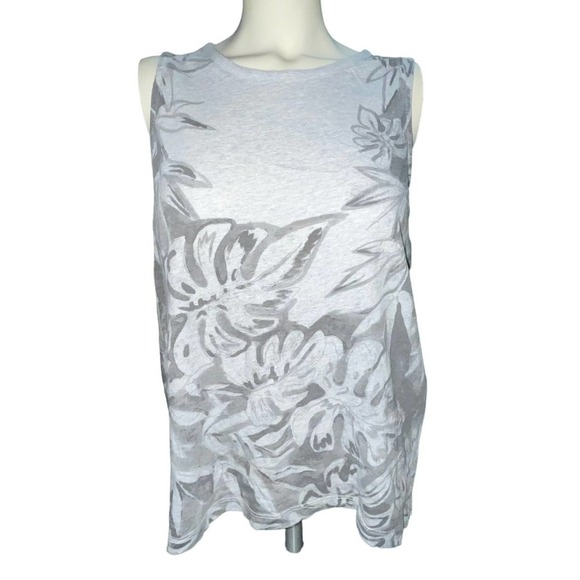Lucky Brand Tropical Leaves Tank - Picture 1 of 7